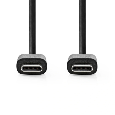NEDIS CCGL60700 USB-C 2.0 -kaapeli, musta, 2 metriä ryhmässä Kotihifi / Kaapelit / Digitaaliset kaapelit osoitteessa BRL (176CCGL60700BK20)