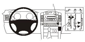 ProClip Monteringsbygel Toyota Landcruiser 03-09/Landcruiser 120 03-09, Vinklad ryhmässä Autohifi / Mikä sopii autooni / Toyota / Landcruiser / Landcruiser 2008- @ BRL Electronics (240853197)