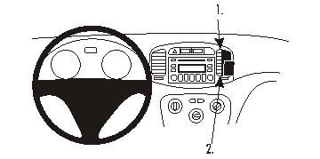 ProClip Monteringsbygel Hyundai Accent 06-11, Centrerad ryhmässä Autohifi / Mikä sopii autooni / Hyundai / Accent / Accent 2002-2005 @ BRL Electronics (240853830)