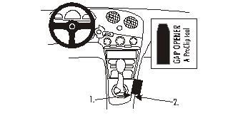 ProClip Monteringsbygel Hyundai Coupé 97-01 ryhmässä Autohifi / Mikä sopii autooni / Hyundai / Coupe / Coupe 1996-2001 @ BRL Electronics (240HYUCOU97PROC)
