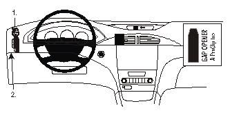 ProClip Monteringsbygel Renault Laguna 01-04 ryhmässä Autohifi / Mikä sopii autooni / Renault / Laguna @ BRL Electronics (240RENLAG01PROC)
