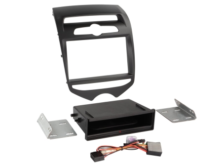 2-DIN etulevy INBAY® Hyundai IX20, matt musta ryhmässä Autohifi / Mikä sopii autooni / Hyundai / i20 / i20 2015-2020 @ BRL (7002411432222)