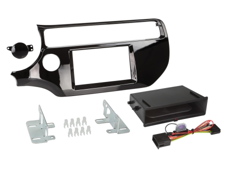 2-DIN Asennuskehys INBAY Kia Rio, piano musta ryhmässä Autohifi / Mikä sopii autooni / Kia / Rio / Rio 2012-2017 @ BRL (700241178381)