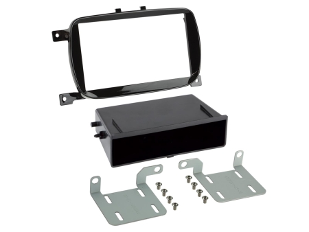 Asennuskehys 2-DIN varustetaskulla Fiat 500 ryhmässä Autohifi / Mikä sopii autooni / Fiat / 500 @ BRL (700281094361)