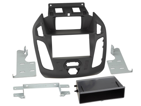 Asennuskehys 2-DIN varustetaskulla Ford Connect musta ryhmässä Autohifi / Mikä sopii autooni / Ford / Transit Connect / Transit Connect 2013-2023 @ BRL (7002811142714)