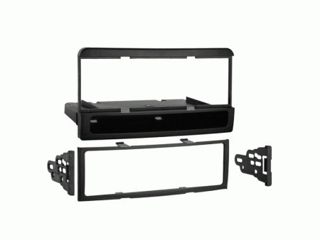Asennuskehys 1-DIN varastotilalla Ford/Mazda/Mercury, musta ryhmässä Autohifi / Mikä sopii autooni / Ford / Focus / Focus 1998-2004 / Vaihda stereo Focus 1998-2004 @ BRL (700281114411)