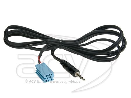 Mini ISO (blå) till 3,5mm minitele. ryhmässä Autohifi / Älypuhelin autossa / AUX & USB autossa @ BRL Electronics (70031149005)
