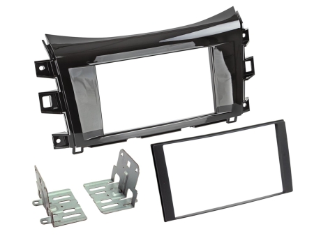 Asennuskehys 2-DIN Nissan/Renault, piano musta ryhmässä Autohifi / Mikä sopii autooni / Nissan / Navara / Navara 2014-2023 @ BRL (700381210221)