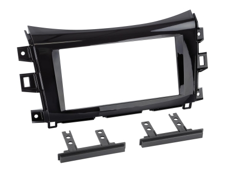 Asennuskehys 2-DIN Nissan/Renault, piano musta ryhmässä Autohifi / Mikä sopii autooni / Nissan / Navara / Navara 2014-2023 @ BRL (700381210223)