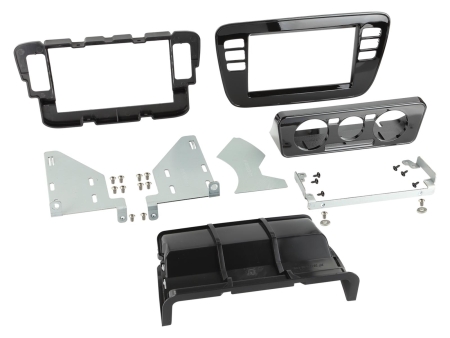 Asennuskehys 2-DIN Seat/Skoda/VW, pianomusta ryhmässä Autohifi / Mikä sopii autooni / Volkswagen / up! / up! 2012-2023 @ BRL (700381320362)