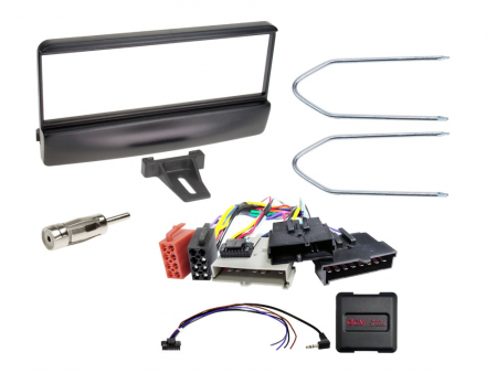 1-DIN Kit Ford, musta 8Pin/8Pin/17Pin SWC ryhmässä Autohifi / Mikä sopii autooni / Ford / Focus / Focus 1998-2004 / Vaihda stereo Focus 1998-2004 @ BRL (700611114012)