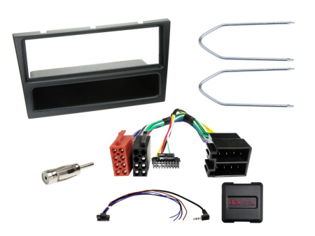 1-DIN asennussarja säilytyslokerolla Opel musta ryhmässä Autohifi / Mikä sopii autooni / Opel / Vivaro / Vivaro 2005-2010 @ BRL (700611230261)