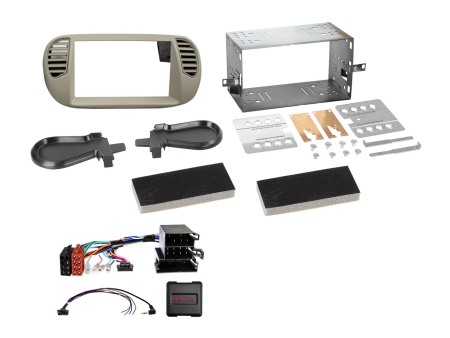 ACV Asennuskehys 2-DIN Fiat 500, helmiharmaa ryhmässä Autohifi / Mikä sopii autooni / Fiat / 500 @ BRL (700621094231)