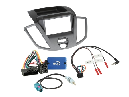 Asennuskehys 2-DIN tarviketaskulla Ford Transit V363 2014-2019 ryhmässä Uutuudet @ BRL (700621114321)