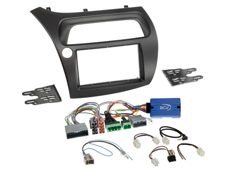 Asennuskehys 2-DIN Honda Civic ryhmässä Autohifi / Mikä sopii autooni / Honda / Civic / Civic 2006-2011 @ BRL (700621130201)
