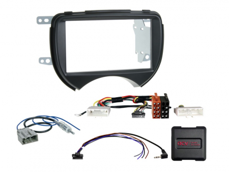 2-DIN Asennussarja Nissan Micra K13 ryhmässä Autohifi / Mikä sopii autooni / Nissan / Micra / Micra K13 2010-2017 @ BRL (700621210032)