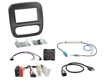 Asennuskehys 2-DIN Fiat/Nissan/Opel/Renault ryhmässä Autohifi / Mikä sopii autooni / Renault / Trafic / Trafic 2015-2023 @ BRL (700621230161)