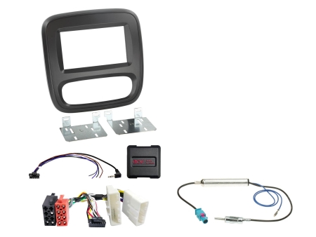 Asennuskehys 2-DIN Fiat/Nissan/Opel/Renault ryhmässä Autohifi / Mikä sopii autooni / Renault / Trafic / Trafic 2015-2023 @ BRL (700621250161)