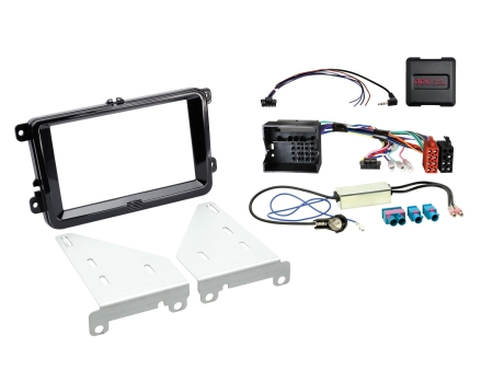 ACV Asennussarja 2-DIN Seat/Skoda/VW, musta ryhmässä Autohifi / Mikä sopii autooni / Volkswagen / Caddy / Caddy Mk3 2004-2015 / Vaihtaa stereo Caddy Mk3 2004-2015 @ BRL (7006213203006)