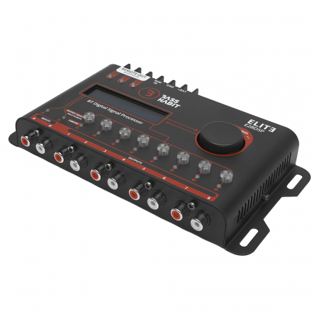 Bass Habit Elite E28DSP, kraftfull ljudprocessor ryhmässä Autohifi / Päätevahvistimet / Ääniprosessorit @ BRL Electronics (890E28DSP)