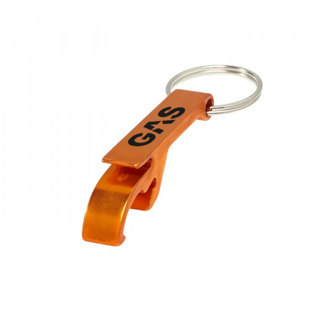 GAS nyckelring med kapsylöppnare, orange ryhmässä Autohifi / Tarvikkeet / Merchandise @ BRL Electronics (909KAPSYLGASO)