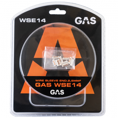 GAS 10-pack änd-/kabelhylsor, 2.5mm²-kabel ryhmässä Autohifi / Tarvikkeet / Asennustarvikkeet @ BRL Electronics (910WSE14)