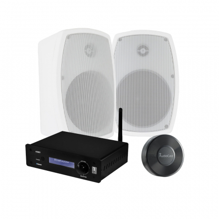 System One A50BT med AudioCast M5 & 1 par OD520 ryhmässä Pakettiratkaisut /  Paketit kotiin / Monihuonejärjestelmä-paketit @ BRL Electronics (SETA50BTPKT11)