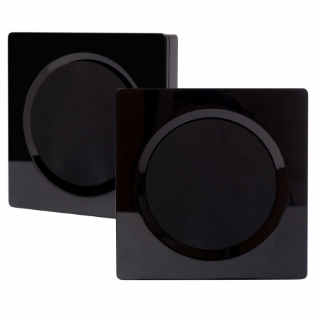 2-pack DLS Flatbox D-One vägghögtalare i svart ryhmässä Kotihifi / Kaiuttimet / Seinäkaiuttimet @ BRL Electronics (SETHDONEBPKT1)