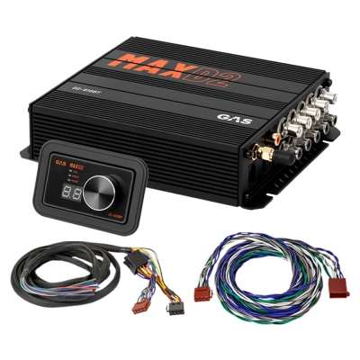 GAS MAX D2-610BT, 10-kanavainen ääniprosessori/DSP autoihin ISO/yleismalli