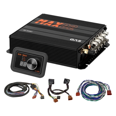 GAS MAX D2-610BT, 10-kanavainen ääniprosessori/DSP VW/BMW ym. (Quadlock)