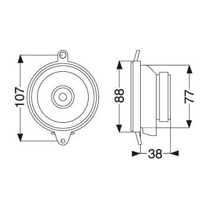 Pioneer TS-875 2-vägs koaxialhögtalare