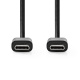 NEDIS CCGL60700 USB-C 2.0 -kaapeli, musta, 2 metriä NEDIS CCGL60700 USB-C 2.0 -kaapeli, musta, 2 metriä