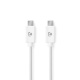 NEDIS 176CCGL60700WT10 USB-C-kaapeli, valkoinen, 1 metriä NEDIS 176CCGL60700WT10 USB-C-kaapeli, valkoinen, 1 metriä