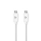 NEDIS 176CCGL60700WT30 USB-C-kaapeli, valkoinen, 3 metriä NEDIS 176CCGL60700WT30 USB-C-kaapeli, valkoinen, 3 metriä