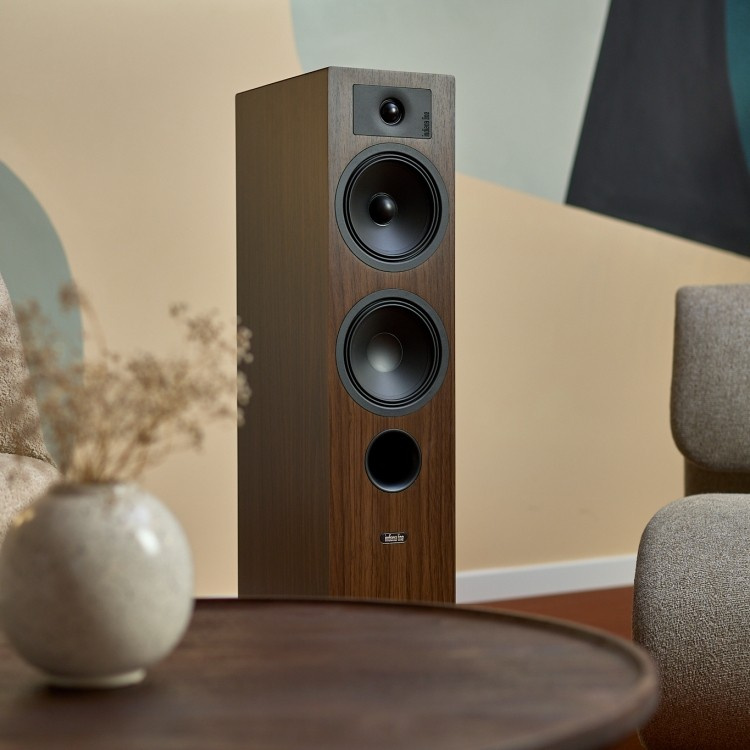 Indiana Line Tesi 5 lattakaiuttimet, mocha-puinen pari