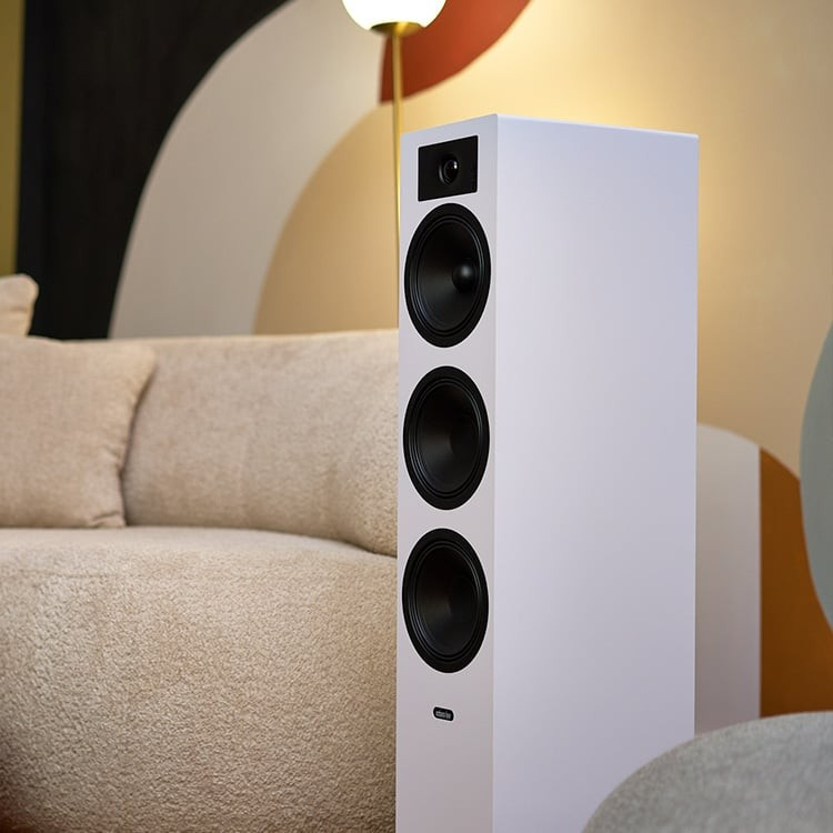 Indiana Line Tesi 6 lattiakaiuttimet, valkoinen pari