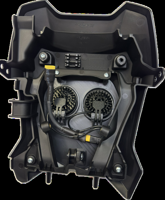 Kaksoisvalot kylmänvalkoinen 80 W Triumph 2024-, musta, 2xE406k NIZLED