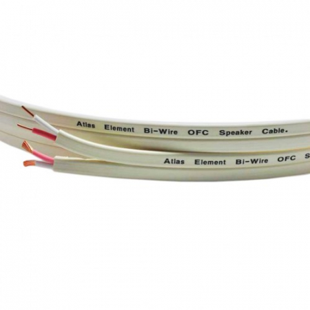 Atlas Element Bi-Wire högtalarkabel, lösmeter ryhmässä Kotihifi / Kaapelit / Kaiutinkaapelit @ BRL Electronics (104ELBW)