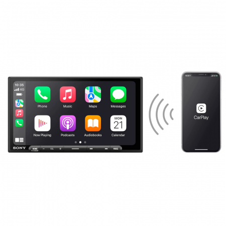 Sony XAV-AX6050, bilstereo med trådlös CarPlay och Android Auto ryhmässä Autohifi / Autostereot / 2-din @ BRL Electronics (120XAVAX6050)
