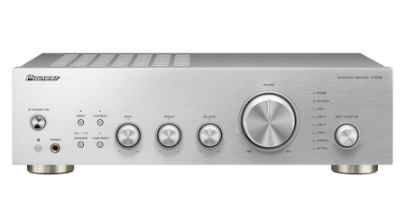 Pioneer A-40AE förstärkare med DAC, silver ryhmässä Kotihifi / Vahvistimet / Vahvistimet @ BRL Electronics (135A40AES)