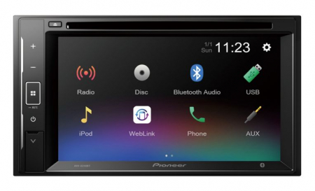 Pioneer AVH-A240BT ryhmässä Autohifi / Autostereot / 2-din @ BRL Electronics (135AVHA240BT)