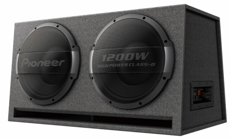 Pioneer TS-WX1220AH, aktiivinen portattu 2x12 tuuman bassokaiutin 600W RMS ryhmässä Autohifi / Subwooferit / Aktiivinen bassokotelo @ BRL Electronics (135TSWX1220AH)