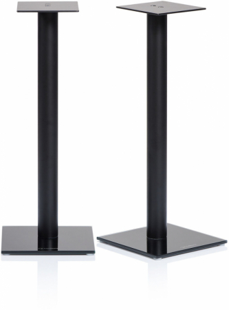 Norstone Epur stand, svart högtalar stativ med glasfot ryhmässä Kotihifi / Tarvikkeet / Högtalarstativ & väggfästen @ BRL Electronics (143NOREPUSTABKS)