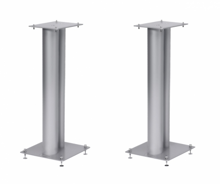 Norstone Stylum 2, högtalarstativ matt silver 60 cm höga ryhmässä Kotihifi / Tarvikkeet / Kaiutintarvikkeet @ BRL Electronics (143STYLUM2SI)