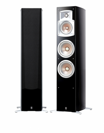Yamaha NS-555 lattiakaiutin, musta ryhmässä Kotihifi / Kaiuttimet / Lattiakaiuttimet @ BRL Electronics (159NS555B)