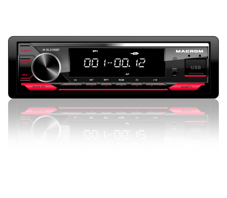Macrom M-DL3100BT, bilstereo med Bluetooth och 2 par lågnivåutgångar ryhmässä Autohifi / Autostereot / 1-din @ BRL (175MDL3100BT)