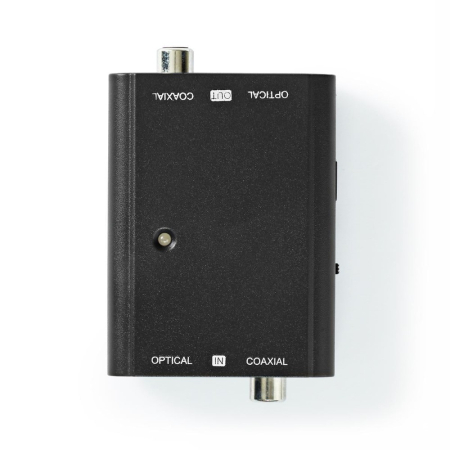 Nedis kaksisuuntainen optinen/koaksiaalinen äänimuunnin ryhmässä Kotihifi / Kaapelit / Muut kaapelit ja adapterit osoitteessa BRL (176ACON2507BK)