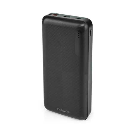 Nedis varavirtalähde, 20 000 mAh ryhmässä Kotihifi / Tarvikkeet / Varavirtalähteet osoitteessa BRL (176BKPD20000BK)