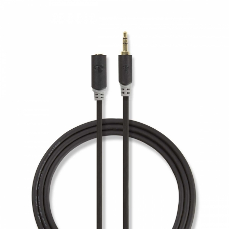 Nedis 3,5mm AUX kabel, hane till hona ryhmässä Autohifi / Älypuhelin autossa / Tarvikkeet @ BRL Electronics (176CABW22050ATVAR)