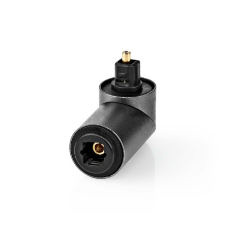 Nedis kulmallinen TosLink-sovitin, uros–naaras, 90° ryhmässä Kotihifi / Kaapelit / Muut kaapelit ja adapterit osoitteessa BRL (176CATB25920GY)